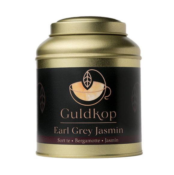 Earl Grey Jasmin te i gulddåse