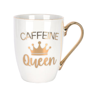Kop - Caffeine Queen - hvid